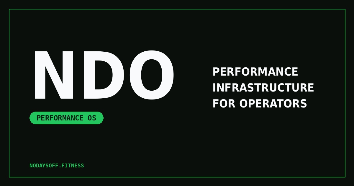 Ndo Operator NDO — Performance infrastructure for operators